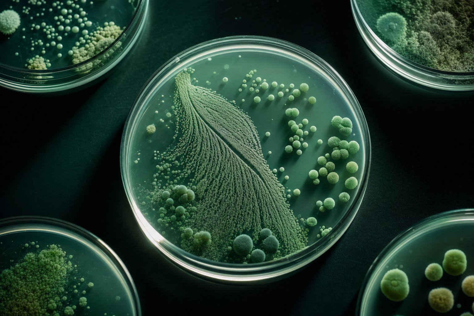 Cultivos microbiológicos en placas Petri en CETOX LAB